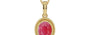 Ashtadhatu Ruby Pendant Fine Quality (P7)