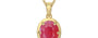 Ashtadhatu Ruby Pendant Fine Quality (P8)