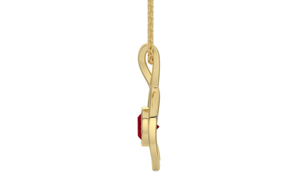 Ashtadhatu Ruby Pendant Limited Quality (P1)
