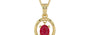 Ashtadhatu Ruby Pendant Limited Quality (P2)