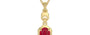 Ashtadhatu Ruby Pendant Limited Quality (P6)