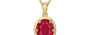 Ashtadhatu Ruby Pendant Limited Quality (P8)