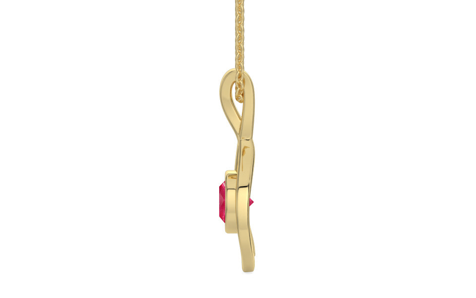 Ashtadhatu Ruby Pendant Prime Quality (P1)