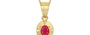 Ashtadhatu Ruby Pendant Prime Quality (P11)