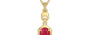 Ashtadhatu Ruby Pendant Prime Quality (P6)