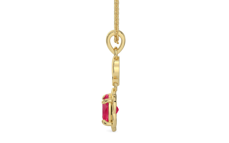 Ashtadhatu Ruby Pendant Prime Quality (P6)