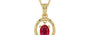 Ashtadhatu Ruby Pendant Rare Quality (P2)
