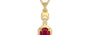 Ashtadhatu Ruby Pendant Rare Quality (P6)
