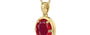 Ashtadhatu Ruby Pendant Rare Quality (P8)