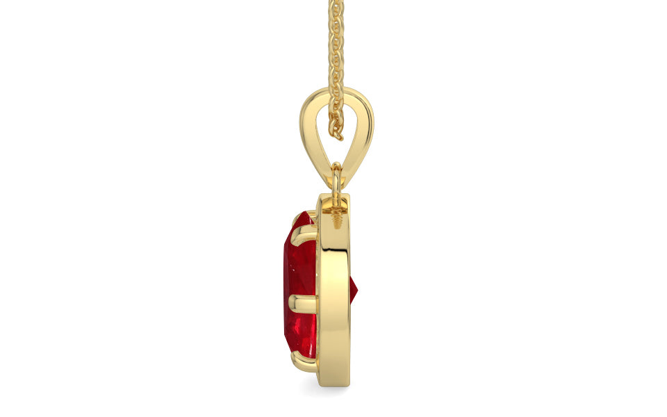 Ashtadhatu Ruby Pendant Rare Quality (P8)