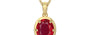 Ashtadhatu Ruby Pendant Rare Quality (P8)