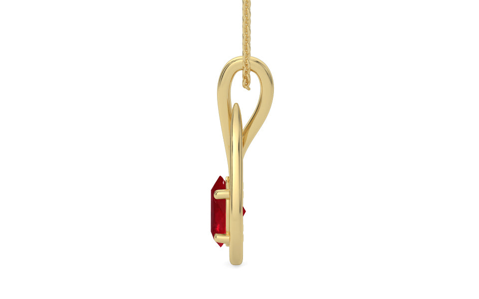 Ashtadhatu Ruby Pendant Rare Quality (P9)