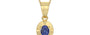 Ashtadhatu Thailand Blue Sapphire Pendant Fine Quality (P11)