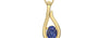Ashtadhatu Thailand Blue Sapphire Pendant Fine Quality (P9)