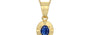 Ashtadhatu Thailand Blue Sapphire Pendant Limited Quality (P11)