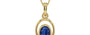 Ashtadhatu Thailand Blue Sapphire Pendant Limited Quality (P12)