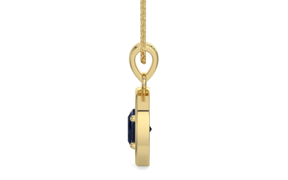 Ashtadhatu Thailand Blue Sapphire Pendant Limited Quality (P2)