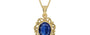 Ashtadhatu Thailand Blue Sapphire Pendant Limited Quality (P5)