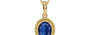 Ashtadhatu Thailand Blue Sapphire Pendant Limited Quality (P7)