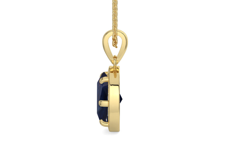 Ashtadhatu Thailand Blue Sapphire Pendant Limited Quality (P8)