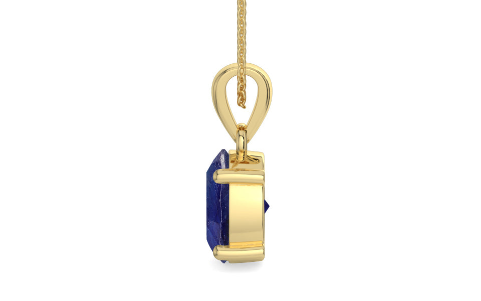 Ashtadhatu Thailand Blue Sapphire Pendant Prime Quality (P10)