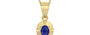 Ashtadhatu Thailand Blue Sapphire Pendant Prime Quality (P11)