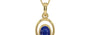 Ashtadhatu Thailand Blue Sapphire Pendant Prime Quality (P12)