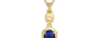 Ashtadhatu Thailand Blue Sapphire Pendant Prime Quality (P6)
