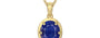 Ashtadhatu Thailand Blue Sapphire Pendant Prime Quality (P8)