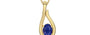 Ashtadhatu Thailand Blue Sapphire Pendant Prime Quality (P9)