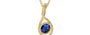 Ashtadhatu Thailand Blue Sapphire Pendant Rare Quality (P1)