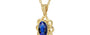 Ashtadhatu Thailand Blue Sapphire Pendant Rare Quality (P3)