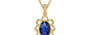 Ashtadhatu Thailand Blue Sapphire Pendant Rare Quality (P3)