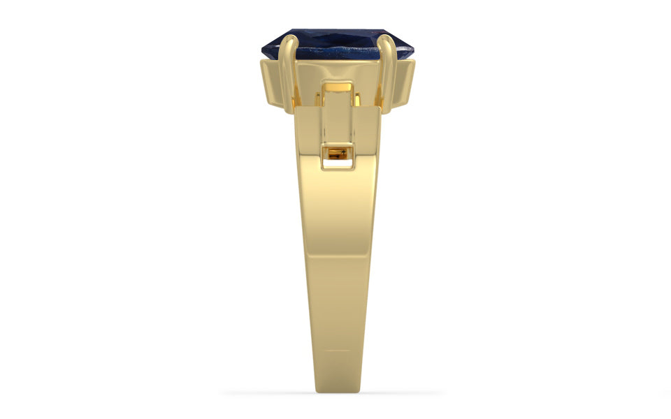 Ashtadhatu Thailand Blue Sapphire Ring Limited Quality (R8)