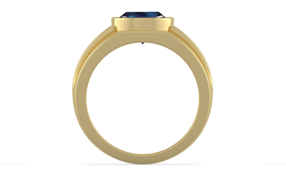 Ashtadhatu Thailand Blue Sapphire Ring Rare Quality (R1)