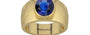 Ashtadhatu Thailand Blue Sapphire Ring Rare Quality (R1)