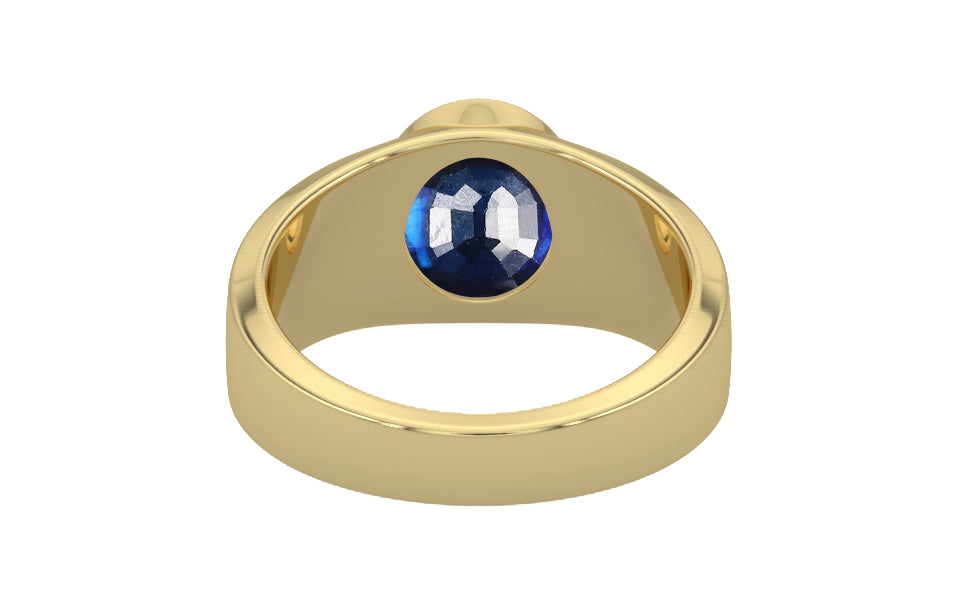 Ashtadhatu Thailand Blue Sapphire Ring Rare Quality (R10)