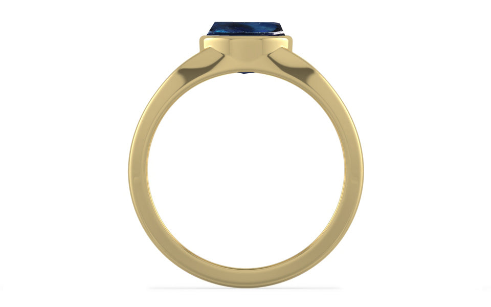 Ashtadhatu Thailand Blue Sapphire Ring Rare Quality (R10)