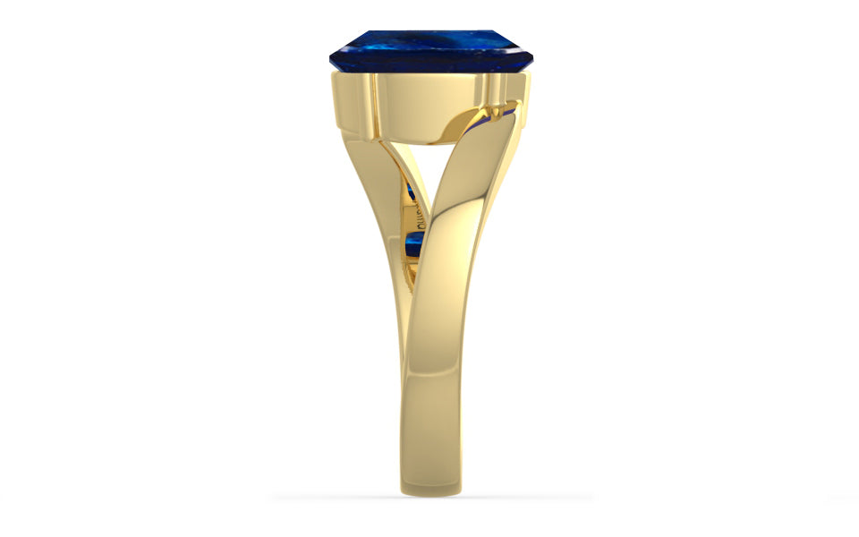Ashtadhatu Thailand Blue Sapphire Ring Rare Quality (R2)