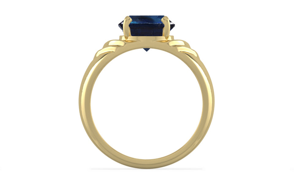 Ashtadhatu Thailand Blue Sapphire Ring Rare Quality (R4)