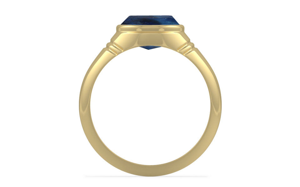 Ashtadhatu Thailand Blue Sapphire Ring Rare Quality (R7)