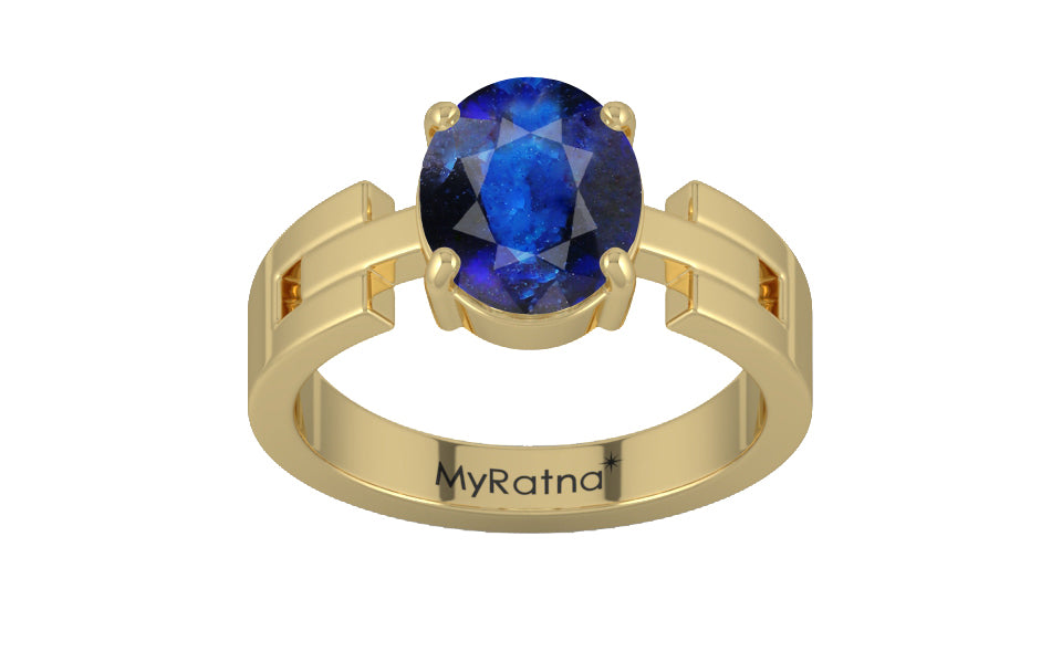Ashtadhatu Thailand Blue Sapphire Ring Rare Quality (R8)