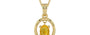 Ashtadhatu Thailand Yellow Sapphire Pendant Fine Quality (P2)