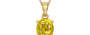 Ashtadhatu Thailand Yellow Sapphire Pendant Limited Quality (P10)