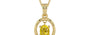 Ashtadhatu Thailand Yellow Sapphire Pendant Limited Quality (P2)