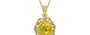Ashtadhatu Thailand Yellow Sapphire Pendant Limited Quality (P5)