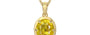 Ashtadhatu Thailand Yellow Sapphire Pendant Limited Quality (P8)