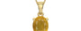 Ashtadhatu Thailand Yellow Sapphire Pendant Prime Quality (P10)