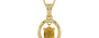 Ashtadhatu Thailand Yellow Sapphire Pendant Prime Quality (P2)