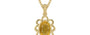 Ashtadhatu Thailand Yellow Sapphire Pendant Prime Quality (P3)